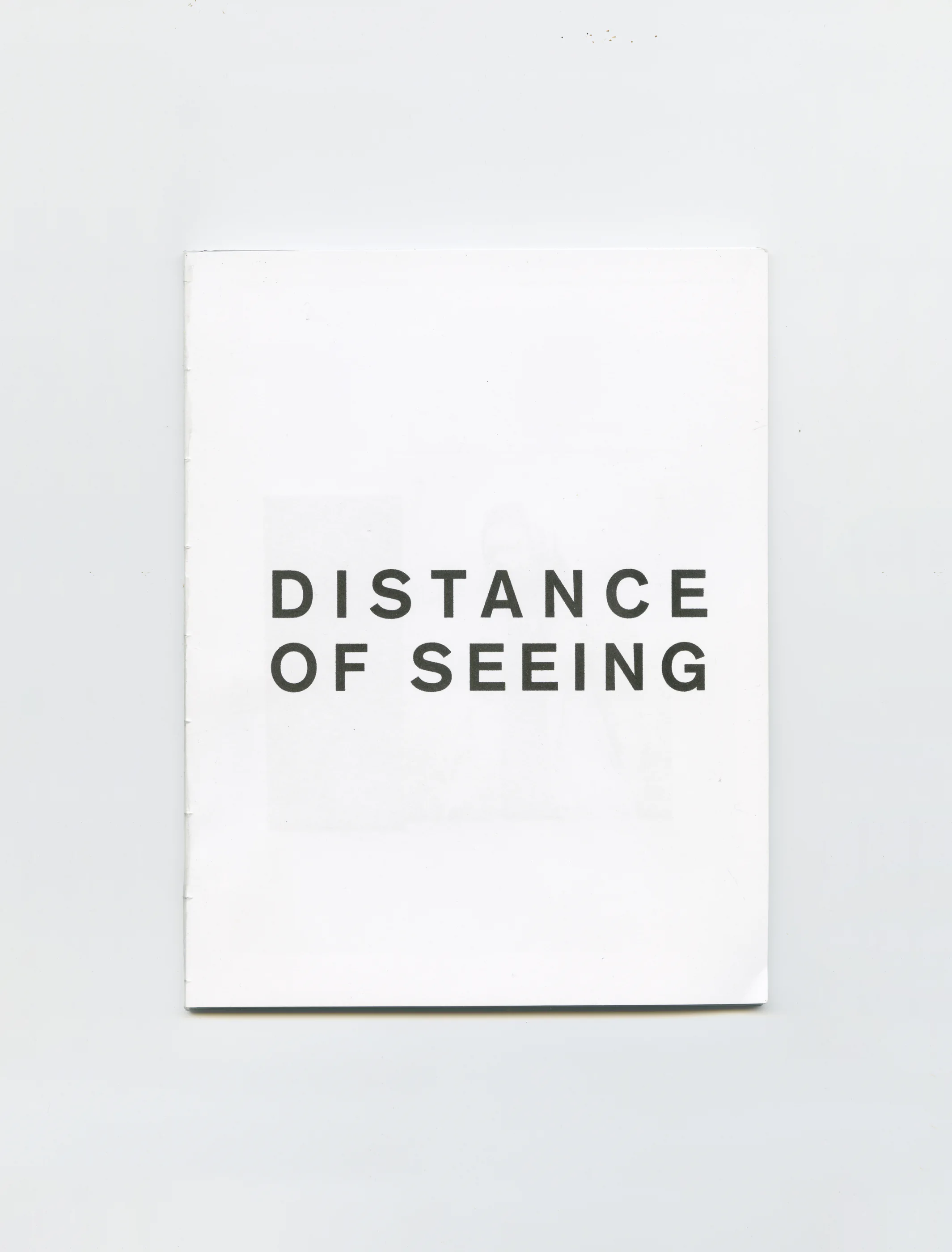 DISTANCE OF SEEING art book project photographed in Fukushima