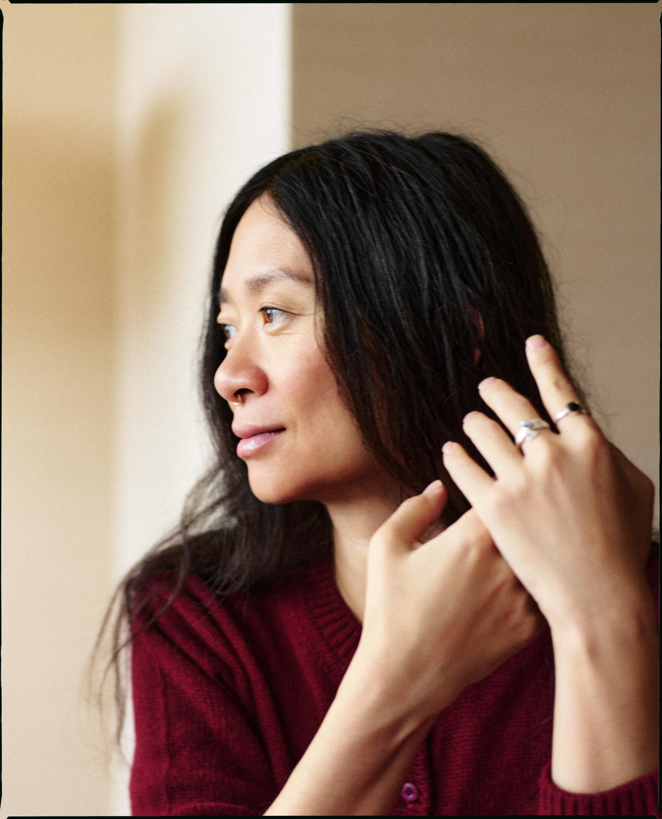 Portrait of film director Chloé Zhao for Esquire Japan, Tokyo