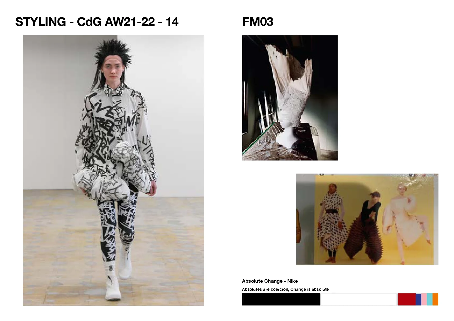 Project Sheet for COMME des GARÇONS